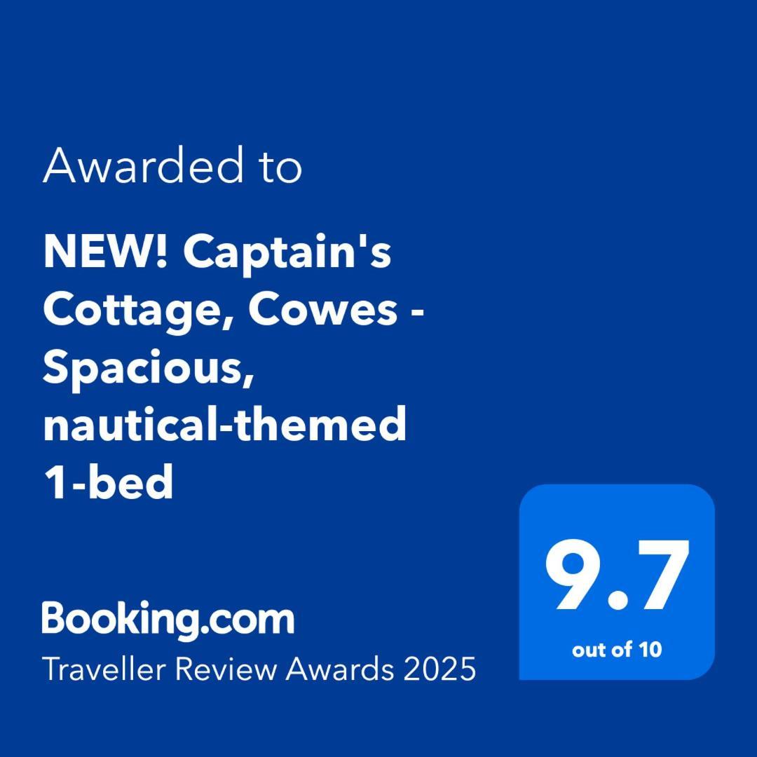 New! Captain's Cottage, Cowes - Spacious, Nautical-themed 1-bed